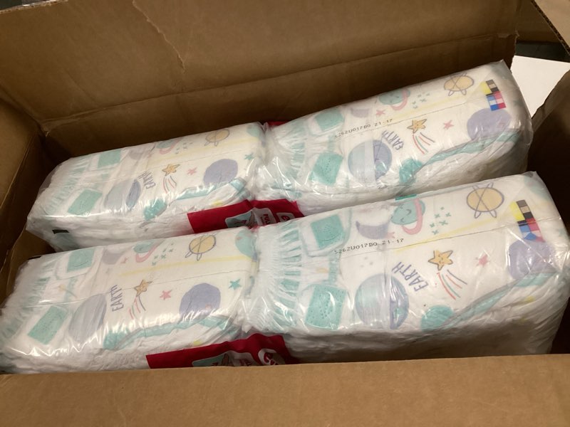 Condition photo showing New/Like New for Pampers Diapers - Cruisers 360 - Size 7, 88 Count, Babyproof up to 100% Leakproof Pull-On Diaper Size 7 88
