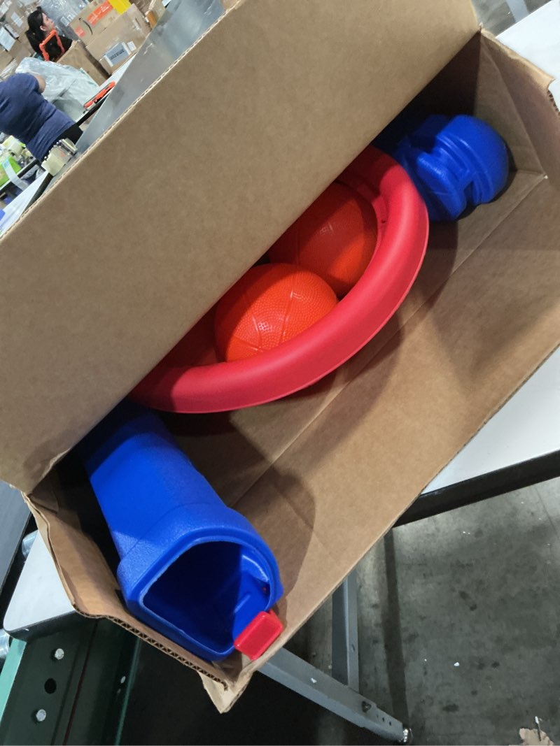 Condition photo showing Good Condition for Little Tikes Easy Score Basketball Set, Blue, 3 Balls - Amazon Exclusive, 23.75 x 22 x 61 inches Standard