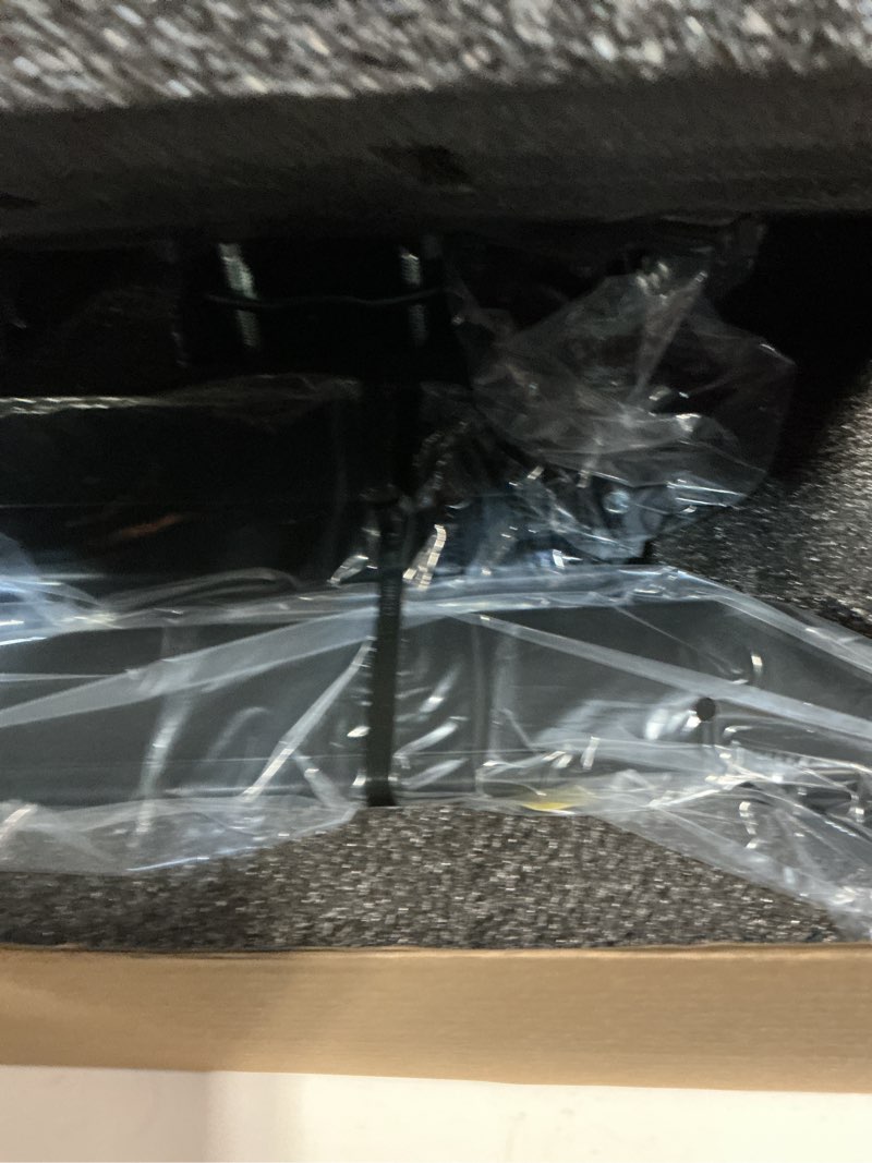 Condition photo showing New/Like New for HIPPOFLEX Heavy Duty Ultrawide Monitor Arm for 49 inch Screens up to 50 lbs, Premium Desk Mount Monitor Stand Designed for Samsung Odyssey G9 and More, Max VESA 100x100, Black