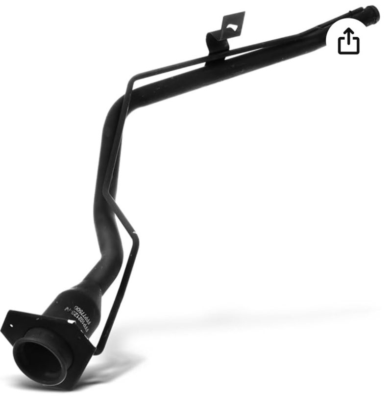 fuel tank filler neck pipe hose