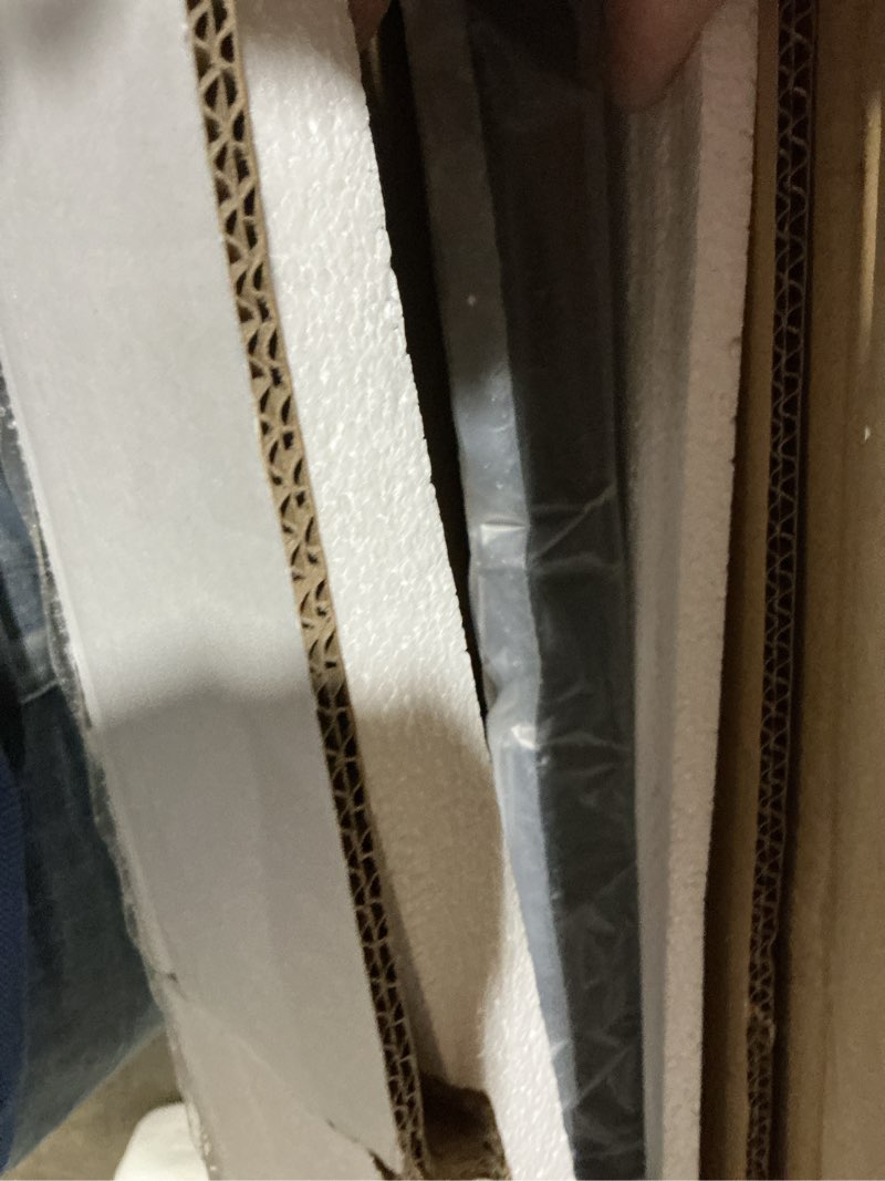 Condition photo showing Good Condition for Kohler Essential 30 in. W x 45 in. H Rectangular Framed Wall Mount Bathroom Vanity Mirror in Matte Black Rectangle 1.4"L x 30"W Matte Black