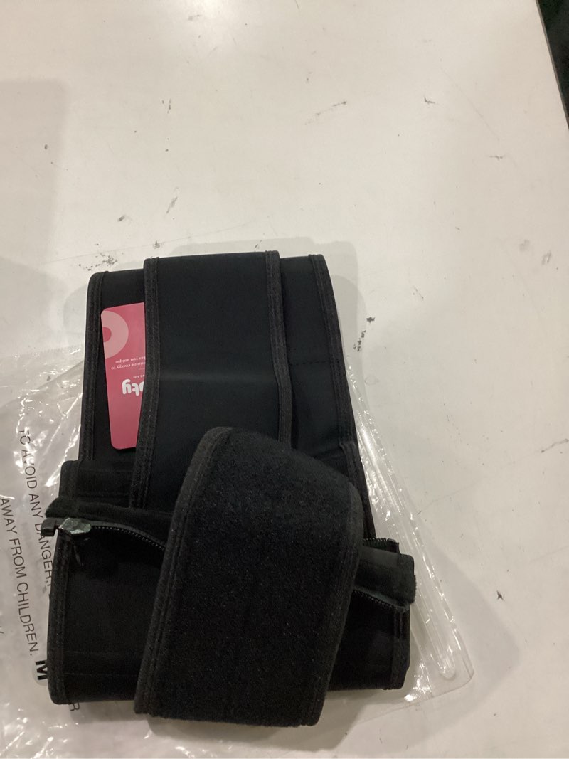 Condition photo showing As Is for atbuty short torso waist trainers cincher for women corset underbust latex sport girdle hourglass body shaper black (7'' short torso, zipper,1 belt) medium