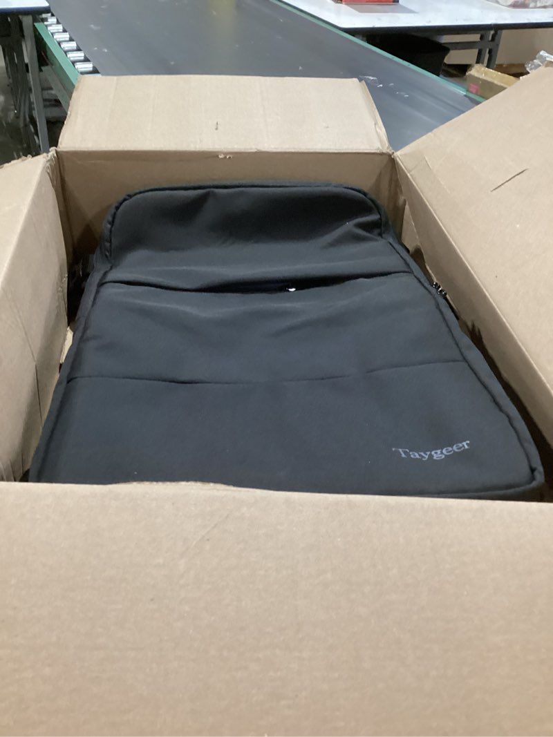 Condition photo showing Good Condition for taygeer travel laptop backpack for men women, airplane approved travel backpack suitcase with water bottle pocket, lightweight college 35l luggage bag 15.6inch laptop mochila gifts for business,black large black