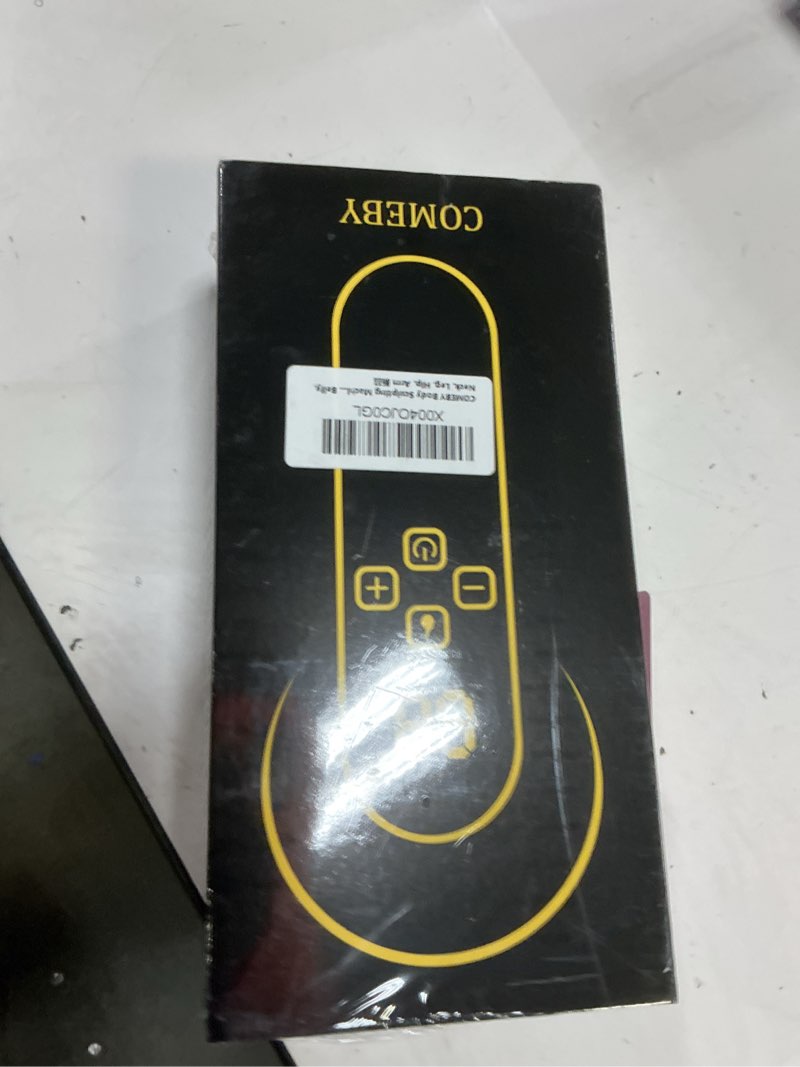 Condition photo showing New/Like New for COMEBY Body Sculpting Machine - Professional Handheld Cordless Cellulite Massager - Suitable for Belly, Neck, Legs, Hip, Arms (White)