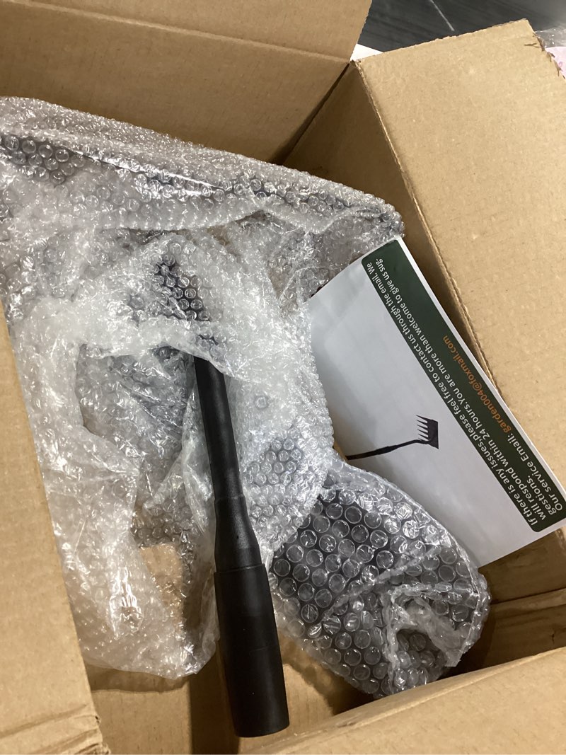 Condition photo showing Good Condition for Manual Weeder Tool,8 Tines Garden Weeding Rake with Sharp Blade,55 Inch Long Handle,Heavy Duty Stand Weeding Tool for Weeding Loosening Soil Gathering Leaf Leveling Thatch Rake 8 Teeth