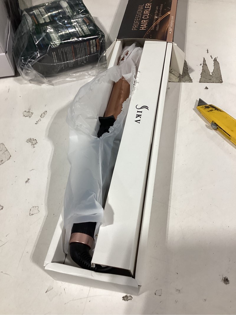 Condition photo showing New/Like New for 1 1/4 inch curling wand ceramic long barrel,1.25 inch curling wand iron for long hair,dual voltage hair curling wand