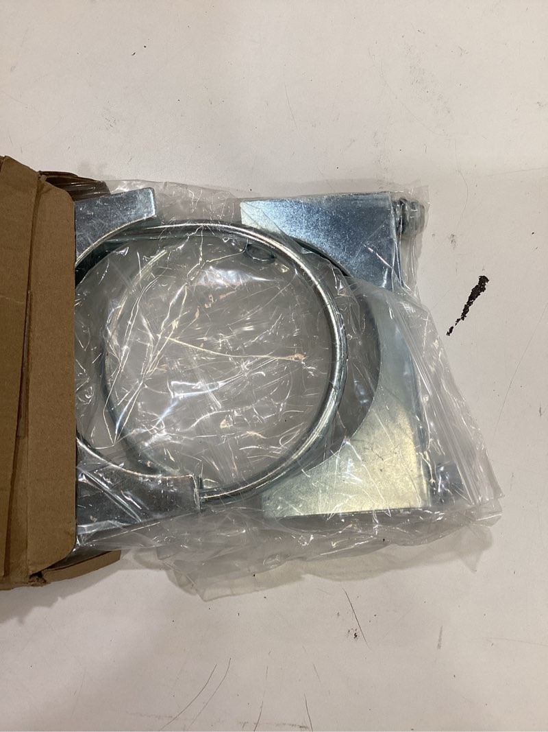 Condition photo showing Good Condition for 4.5" u-shaped exhaust pipe clamp mild steel muffler exhaust clamps with anti-rust coat pack of 2 4.5''-2 pack