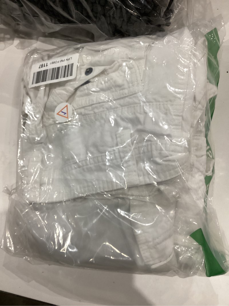 Condition photo showing Good Condition for ochenta men's cotton casual cargo work pants baggy travel hiking with multi pockets (no belt) 30 white