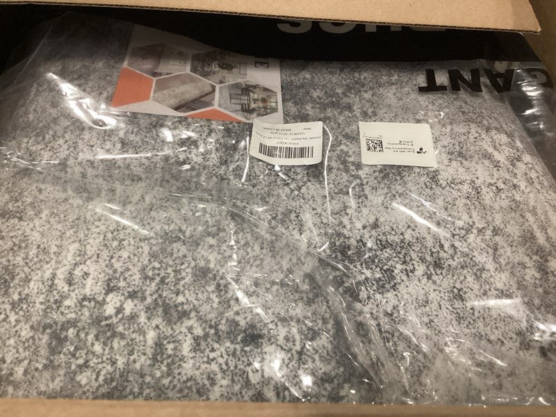 Condition photo showing Good Condition for RUUGME Washable 9X12 Rug Abstract - Living Room Bedroom Large Area Rug Indoor Farmhouse Stain Resistant Carpet Non-Slip Machine Washable Distressed Soft Room Decor 9X12 Grey 9' x 12' (Rectangular) Grey