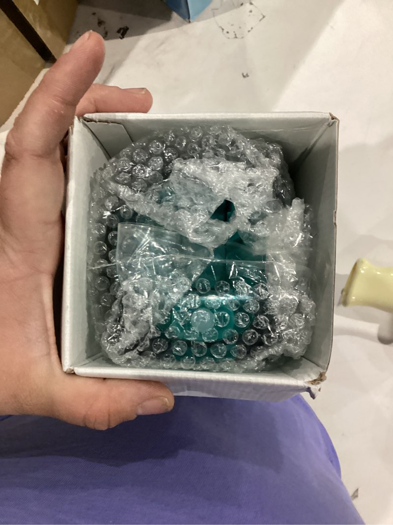 Condition photo showing New/Like New for frost buddy 32oz insulated water bottle with straw & chug lid | leak-proof stainless steel | 24-hours cold | sweat-proof, cup holder friendly | ideal for gym, travel, sports & everyday hydration 32 ounces teal glitz