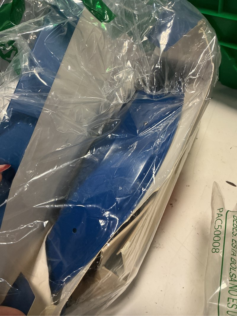 Condition photo showing As Is for omnia lid (blue)