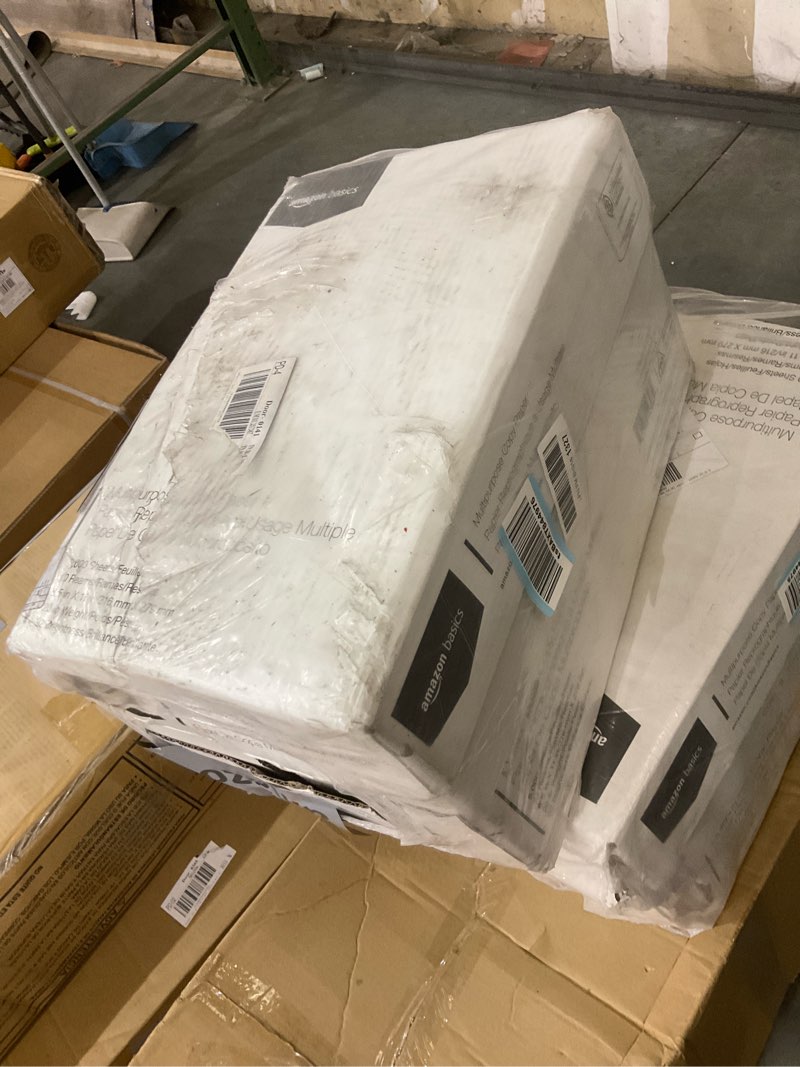 Condition photo showing New/Like New for Amazon Basics Multipurpose Copy Printer Paper, 20 lb, 8.5 x 11 Inches, 10 Reams (5,000 Sheets), 92 Bright, White 10 Reams | 5000 Sheets Letter (8.5x11)