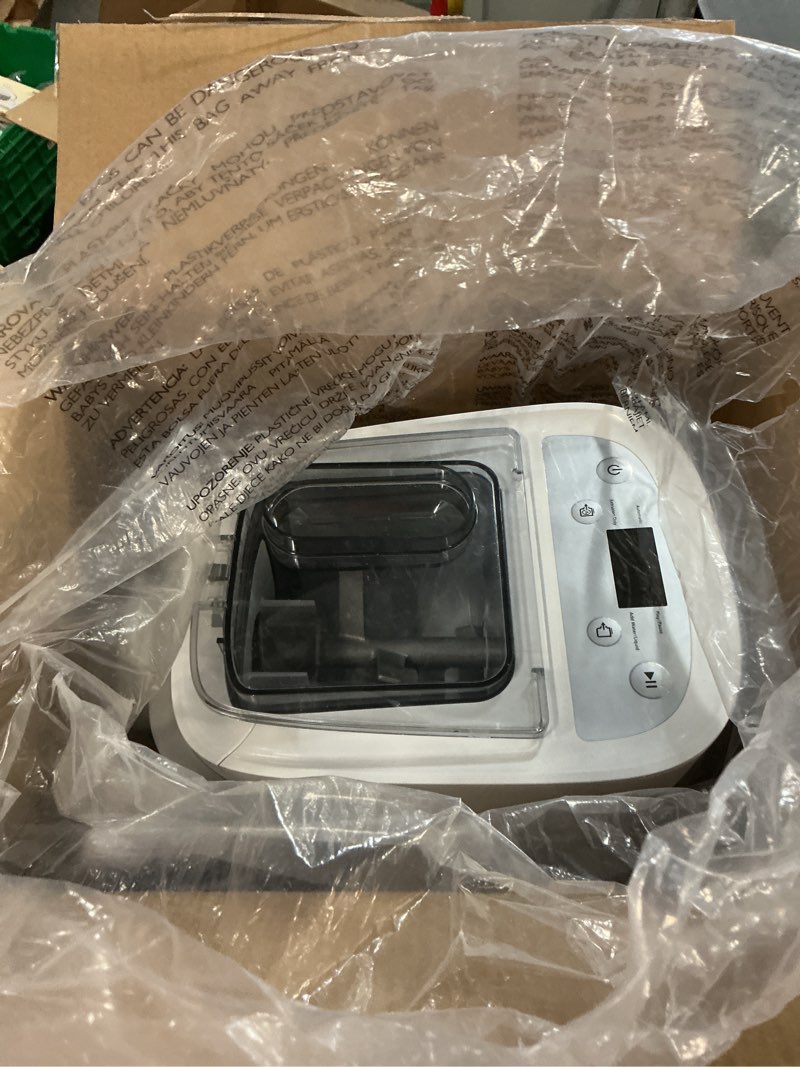 Condition photo showing As Is for Philips 7000 Series Pasta Maker, ProExtrude Technology 150W, 8 discs, Perfect Mixing Technology, Prepare up to 8 Portions, HomeID App, White, (HR2660/03)