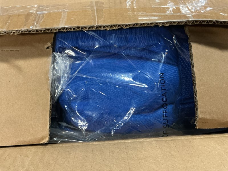 Condition photo showing As Is for Travel Dog Beds, Foldable, Water Resistant, Machine Washable Pet Crate Mat for Medium Size Dog, Portable Indoor/Outdoor Pet Bed for Camping, Parks, or Home, Dark Blue