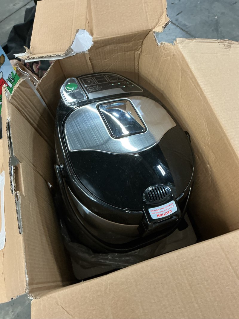 Condition photo showing As Is for NutriChef Electric Water Boiler and Warmer - 3L/3.17 Qt Stainless Steel Electric Hot Water Dispenser w/Rotating Base, Auto Shut Off, Safety Lock, Instant Heating for Coffee & Tea (NCHUB13) 3.2 Quarts