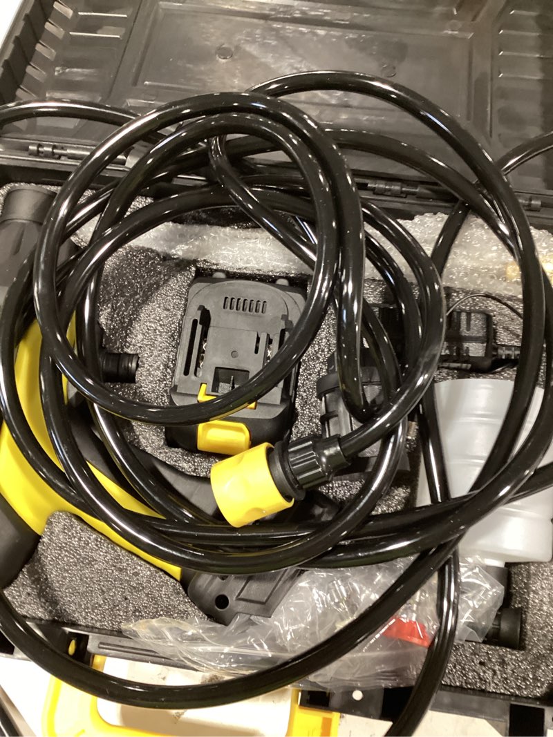 Condition photo showing Good Condition for cordless portable washer for dewalt 20v battery, 1000 psi portable handheld washer with brushless motor, 6-in-1 nozzle, 3 level adjustable for car yard fence wall clean compatible with dewalt