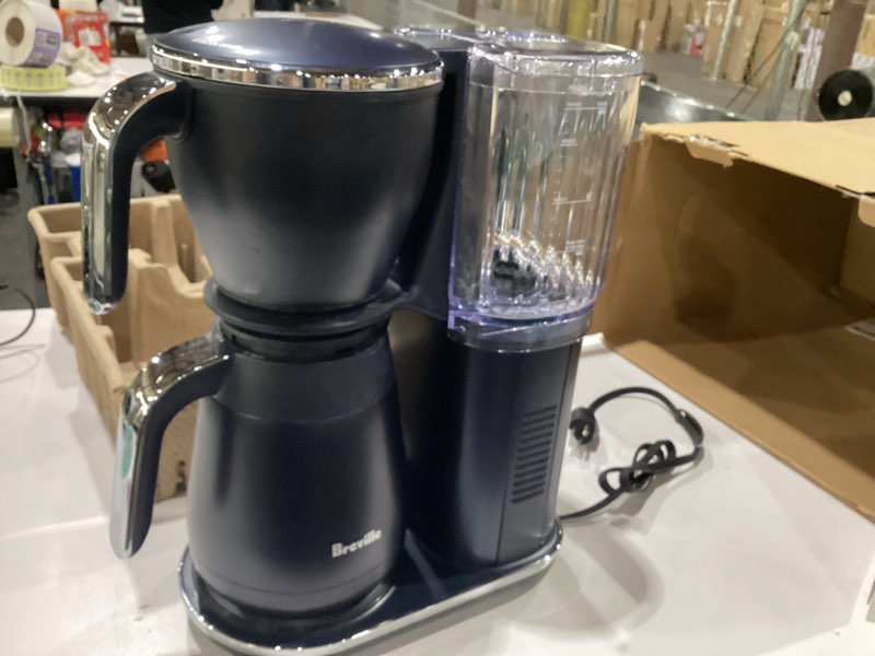 Condition photo showing Good Condition for used breville luxe drip coffee machine bdc465dbl, damson blue, thermal carafe damson blue thermal carafe