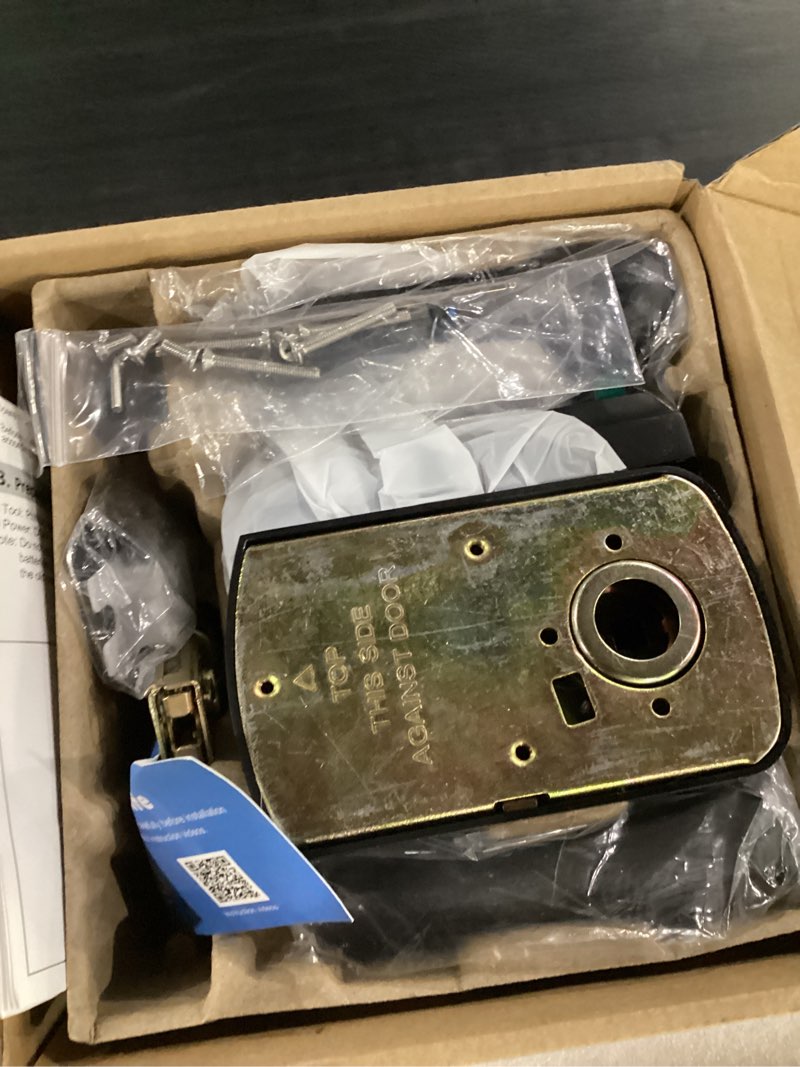 Condition photo showing Good Condition for hidalife keyless entry door lock with keypad and handle for front doors, touchscreen electronic door lock, anti-peep password, auto-locking, matte black