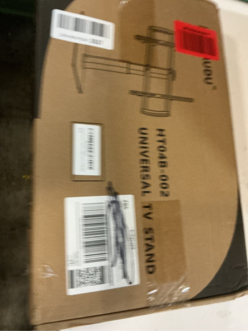 Condition photo showing New/Like New for Universal Swivel TV Stand/Base Table Top TV Stand 32 to 65 inch TVs 80 Degree Swivel, 4 Level Height Adjustable, Heavy Duty Tempered Glass Base, Holds up to 88lbs Screens, HT04B-002 32"-65" SWIVEL TV STAND