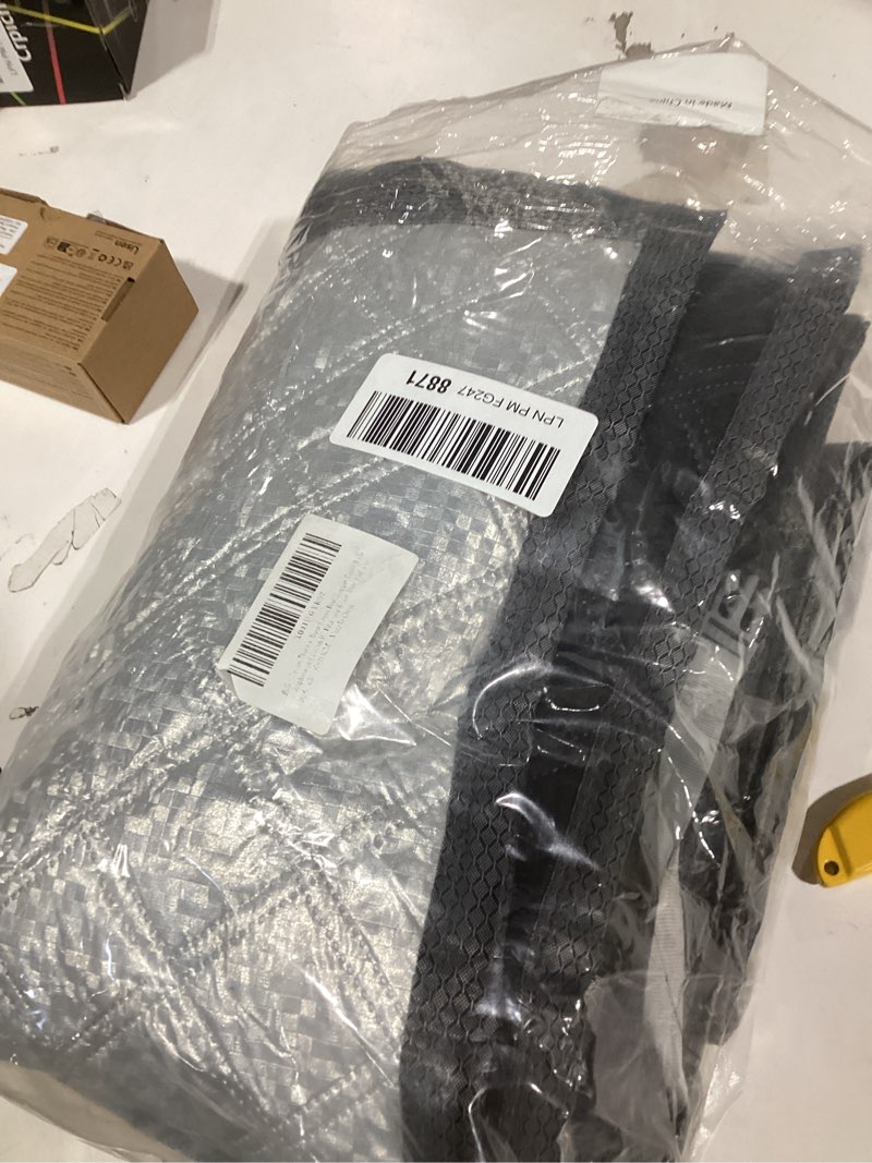 Condition photo showing Good Condition for Upgrade Magnetic Insulated Door Curtain?Thermal Door Cover for Winter Made of Graphene and Cotton Fill Fit 36x82inch Door Screen Door Itself Size 38x84inch Curtains, Insulated Door Curtain for Doors Fit Door Size 36 x 82 Inch