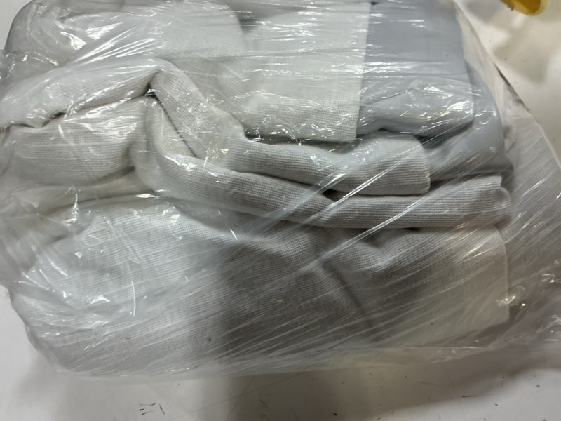 Condition photo showing Good Condition for cotton slub room darkening curtain - single panel, 48x108, white