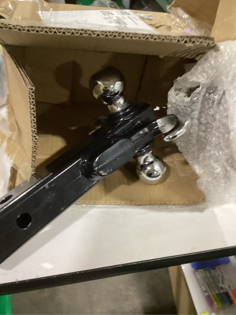 Condition photo showing Good Condition for DEEAGLE 3 Ball Hitch with Hook, Tri Ball Hitch, 1-7/8", 2" and 2-5/16" Ball, Fit 2” Hitch Receiver, Heavy Duty Tow Hitch Ball Hitch with Pin