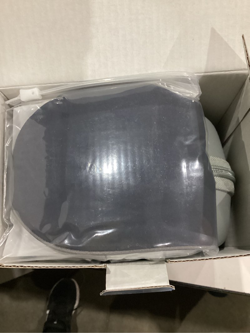 Condition photo showing New/Like New for Travel Pillow for Airplanes, Neck Pillow eases Neck and Shoulder Pain on Long Flights, Adaptive Memory Foam Sleep Support, Portable Carry Case, Eye Mask and Earplugs Travel Set(Grey I)