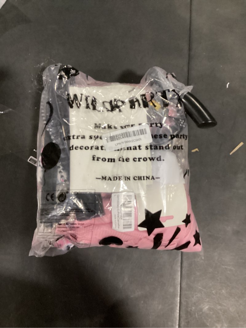 Condition photo showing New/Like New for 100 days of school old lady costume set with granny dress cardigan old lady wig glasses grandma dress up outfits 13pcs l (8-10yr) pink