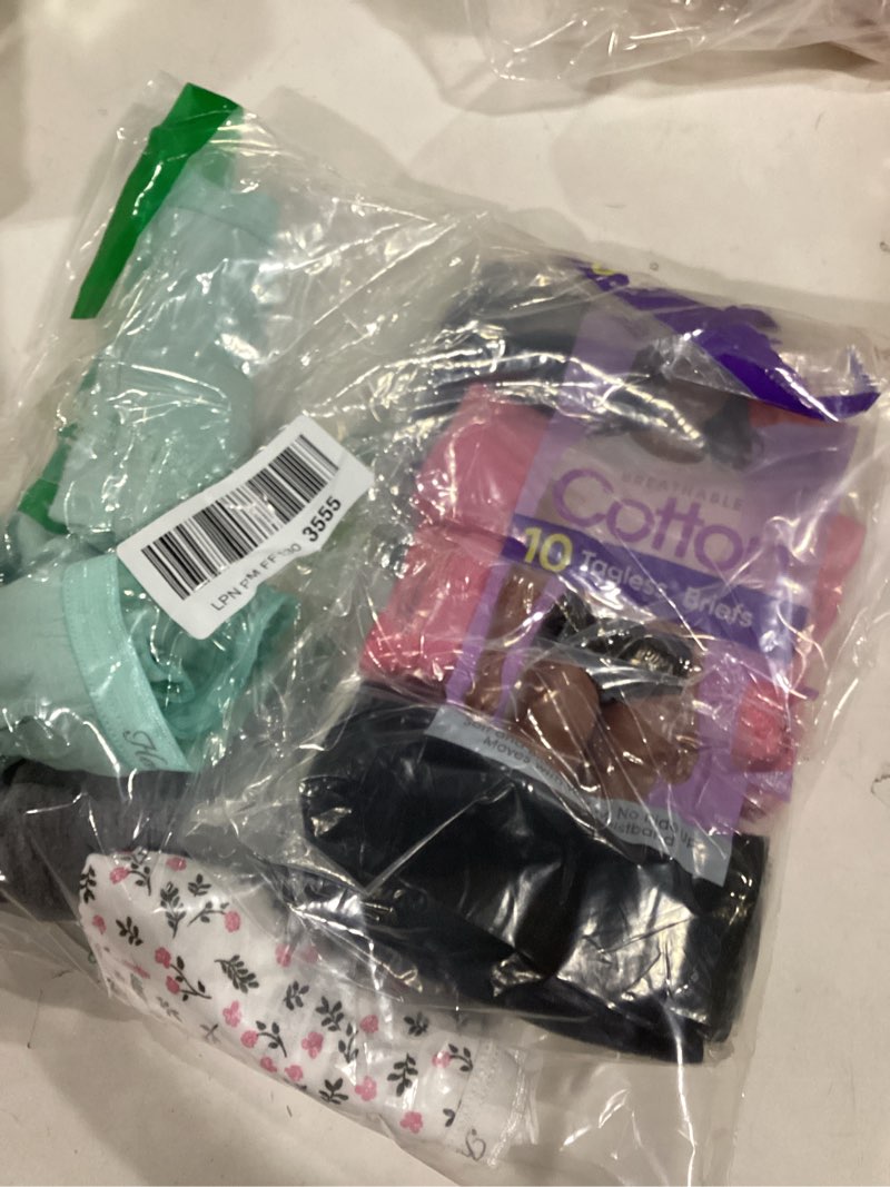 Condition photo showing Good Condition for Hanes Women's Underwear Brief Pack, 10-Pack, Full-Coverage Brief Panties, Moisture-Wicking Underwear for Women Regular Brief Solid/Print Mix 8