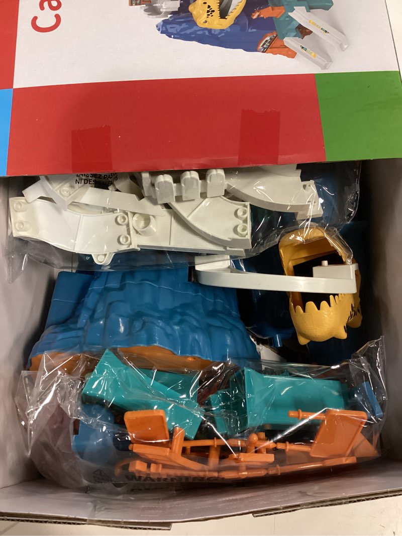 Condition photo showing Good Condition for Dinosaur Race Car Tracks for Toddlers 2-4 Years, Dinosaur Climbing Hills Railcar, Toy Car Track Play Set with 7 Small Race Cars, Preschool Birthday Gifts for 3 4 5 6 7 8 Year Old Boys Girls