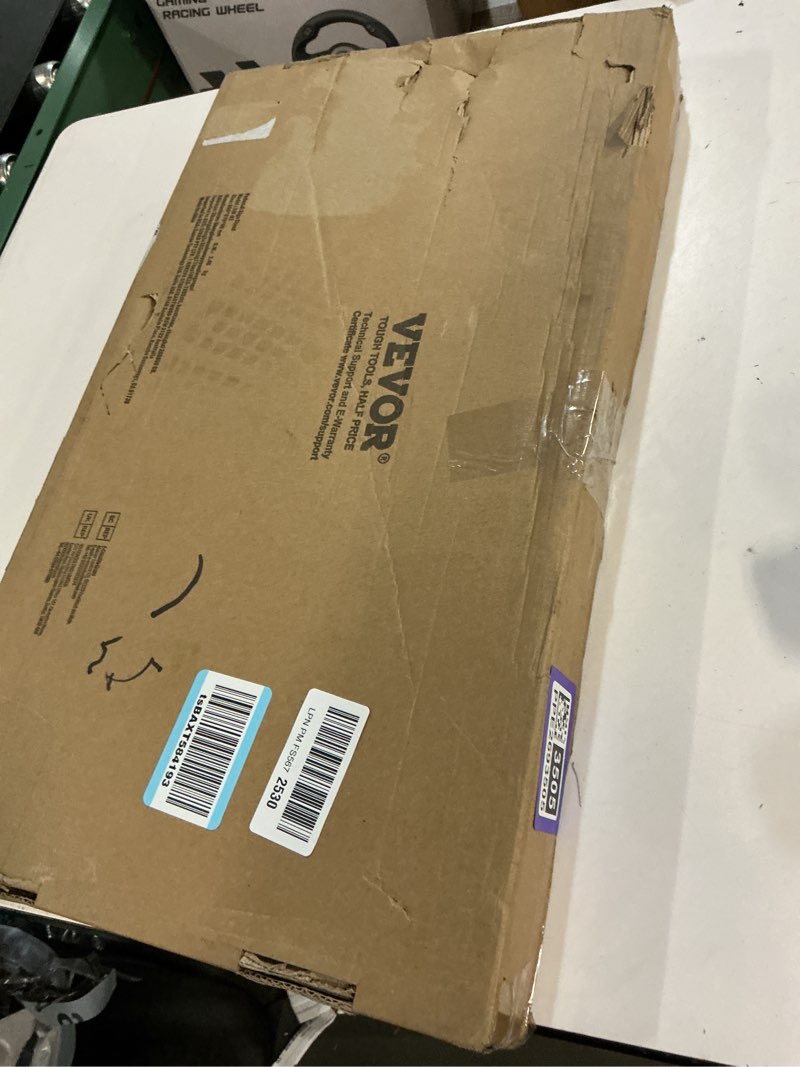 Condition photo showing New/Like New for VEVOR Pedestal Sign Holder, 11 x 17 Inch Vertical and Horizontal Adjustable Poster Stand, Heavy-Duty Floor Standing Sign Holder with Round Base for Display, Advertisement, and Outdoor, Black 11 x 17 Inch with Round Base