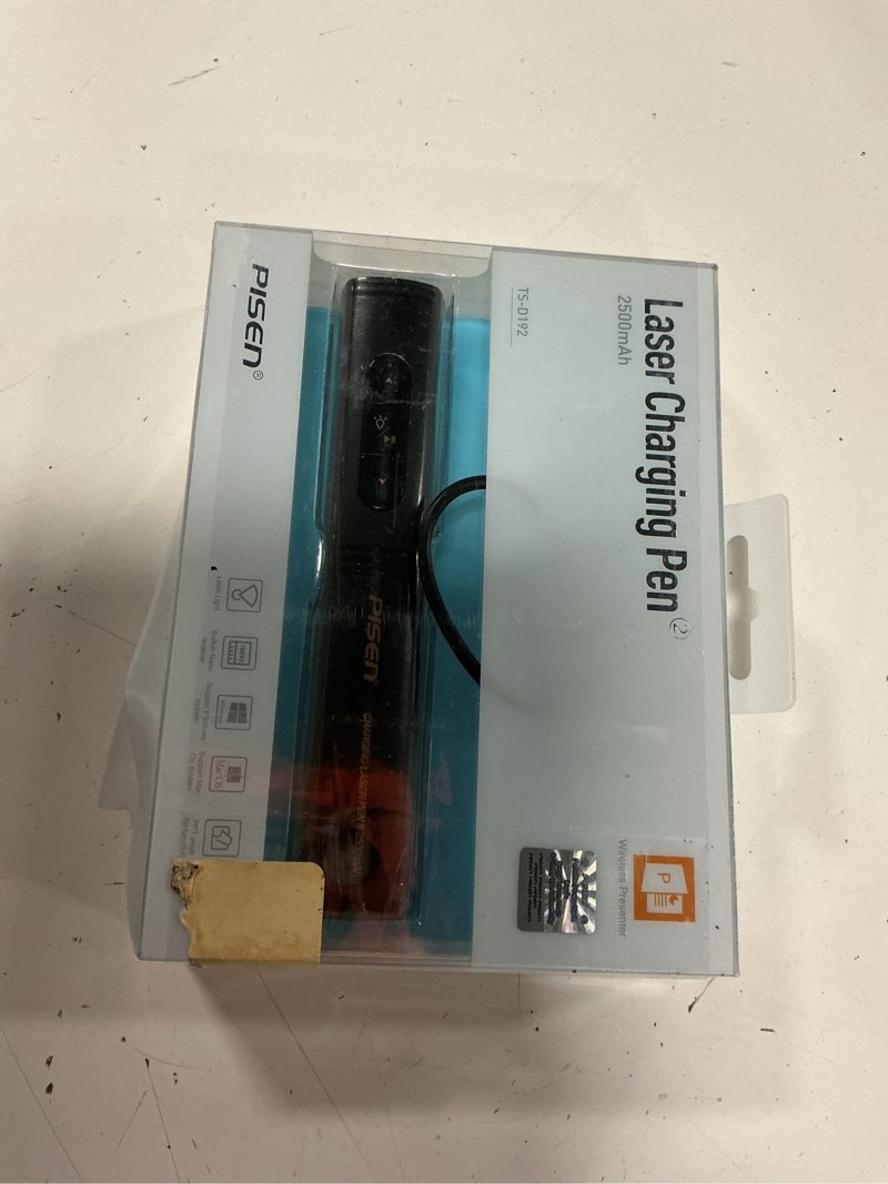 Condition photo showing Good Condition for pisen rechargeable wireless presenter laser pointer & 2500mah power bank (2.4ghz remote control pen)