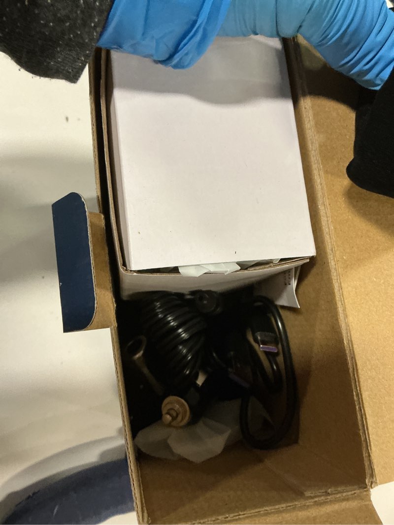 Condition photo showing Good Condition for OlarHike Cordless Tire Inflator Portable Air Compressor, 150PSI Dual Power - 5400 mAh & 12V DC, Air Pump for Car Tires, Bike, Motorcycle, Bicycle, Electric Pump with LED Light & Digital Pressure Gauge 1-gray 5400mah with Cable (Car&SUV)