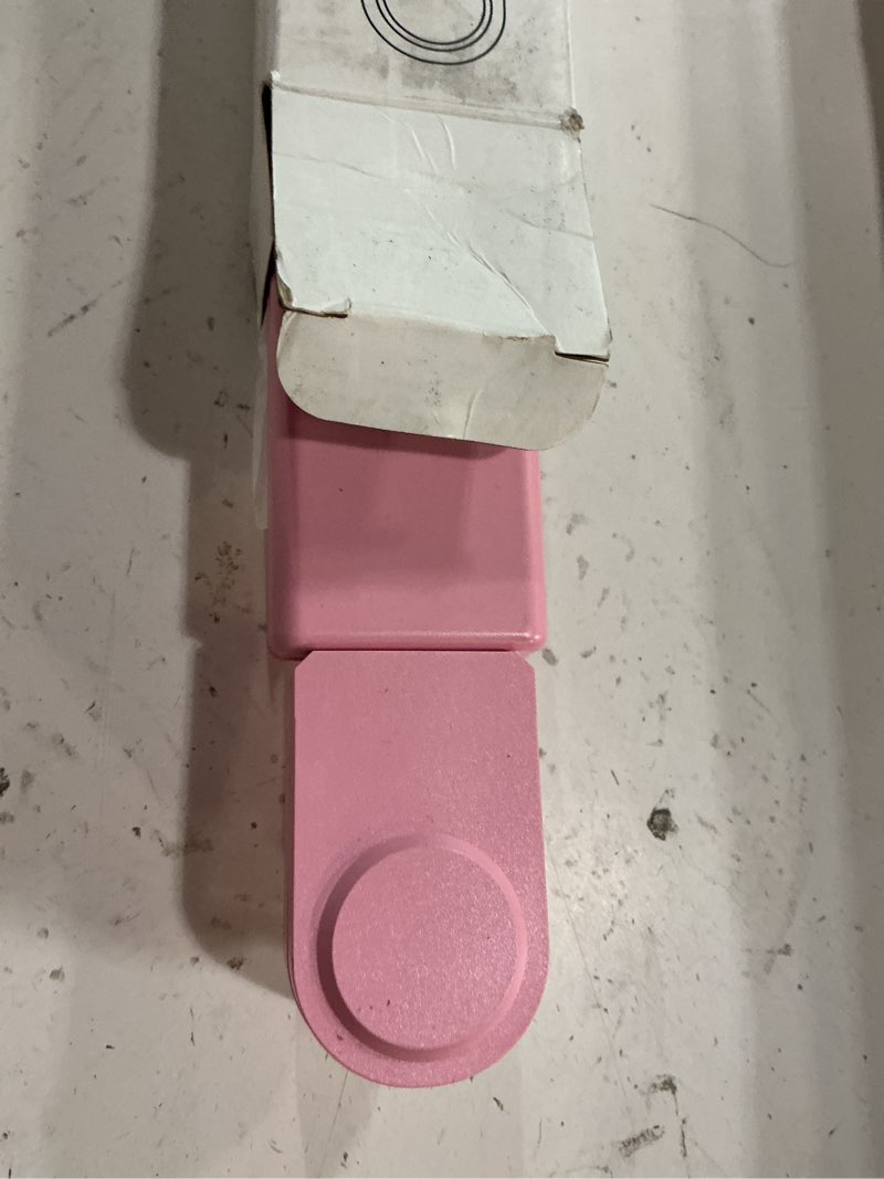 Condition photo showing Good Condition for pink electrical outlet extender with 2 ac outlets, 2 usb-a, 1 type-c, rotates 180°, extends 22"-34", access hard-to-reach outlets for bedroom office behind couches nightstands desks sofa 1-pack pink