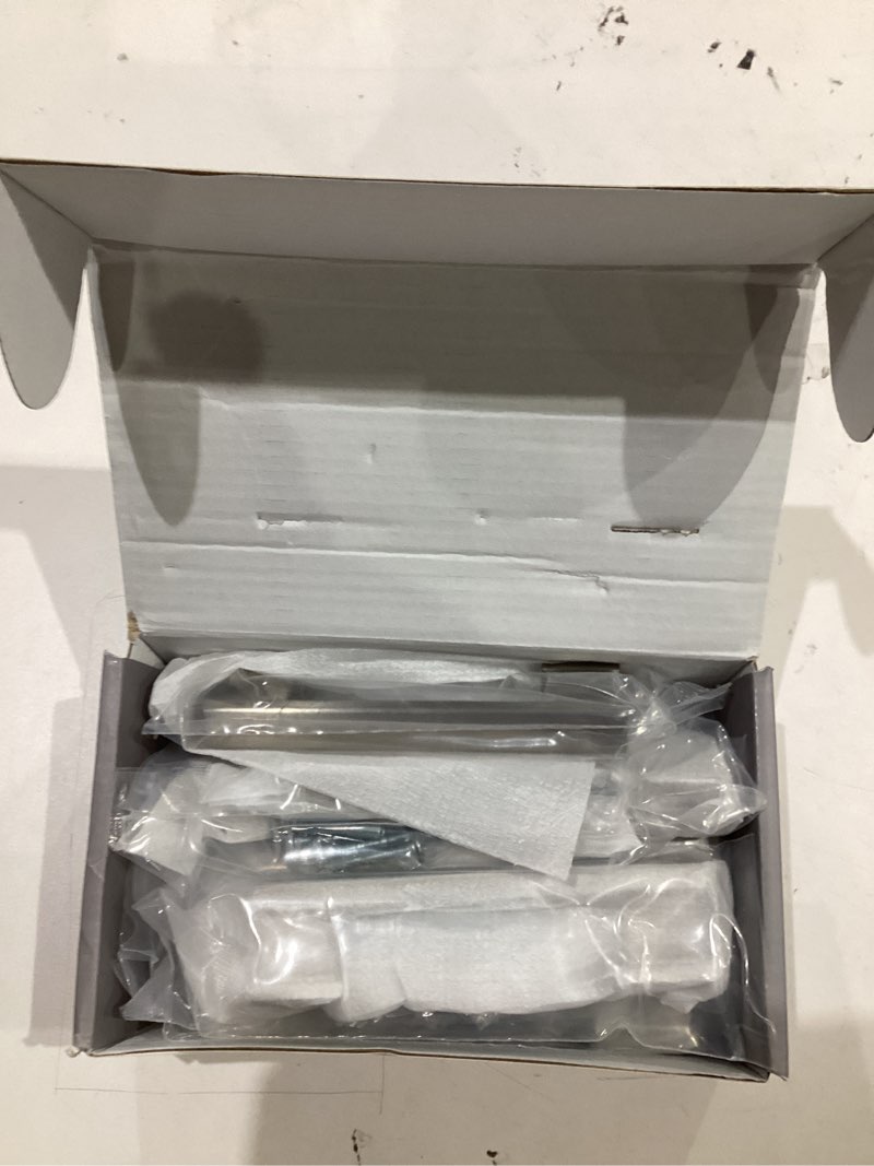 Condition photo showing As Is for Amerdeco 10 Pack Brushed Satin Nickel Cabinet Pulls 3-3/4 Inch(96mm) Hole Center Drawer Pulls Cabinet Hardware Kitchen Cabinet Handles for Bathroom Dresser Pulls ZH00013… 3-3/4"/96MM Hole Center 10 Pack Brushed Satin Nickel