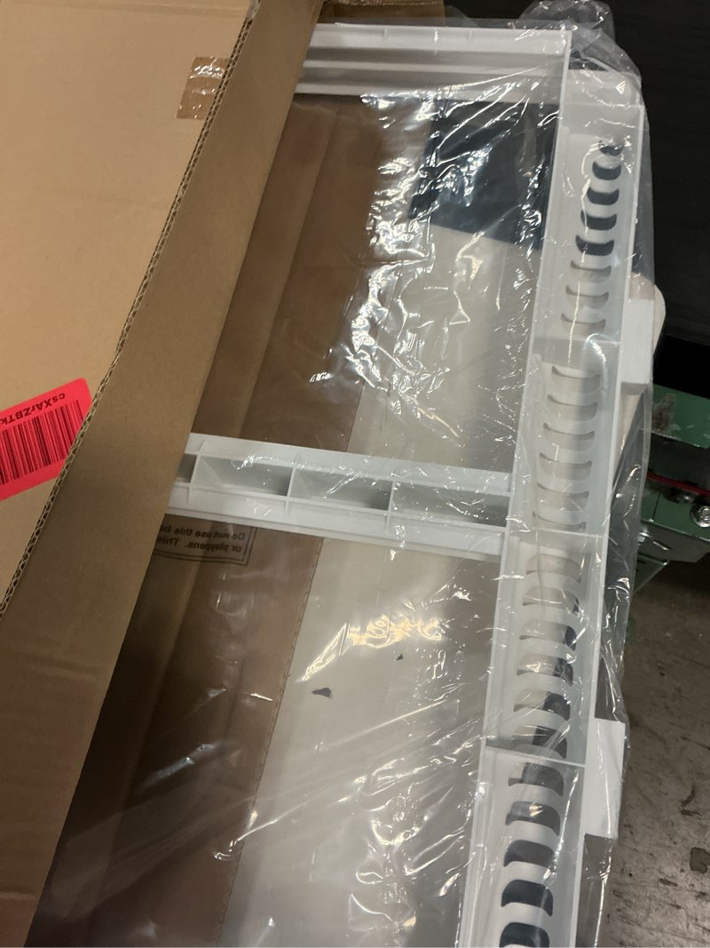 Condition photo showing New/Like New for upgraded 240364793 refrigerator crisper drawer cover frame compatible with frigidaire crisper drawer replacement 240364713 crisper pan cover unit 240364763 240364786 fridge crisper shelf cover