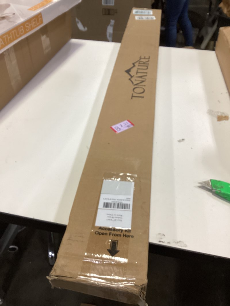 Condition photo showing New/Like New for No Drill Cellular Shades for Indoor Windows, Thermal Insulating & Noise Reducing Honeycomb Blinds, Free Stop Cordless Blackout Shades, White, 43" W x 64" H 43"W x 64"H White(blackout)