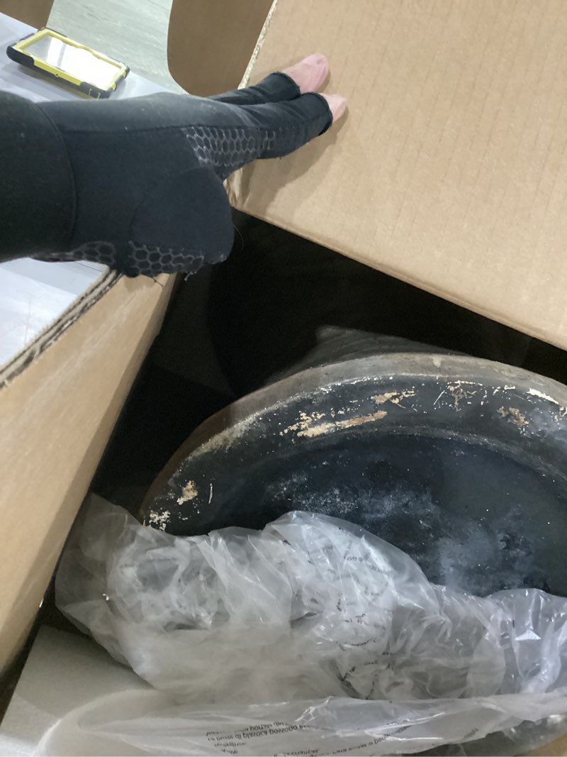 Condition photo showing Good Condition for ball & cast faux wood stump end table mgo concrete side table hourglass shape stool, natural fusiform