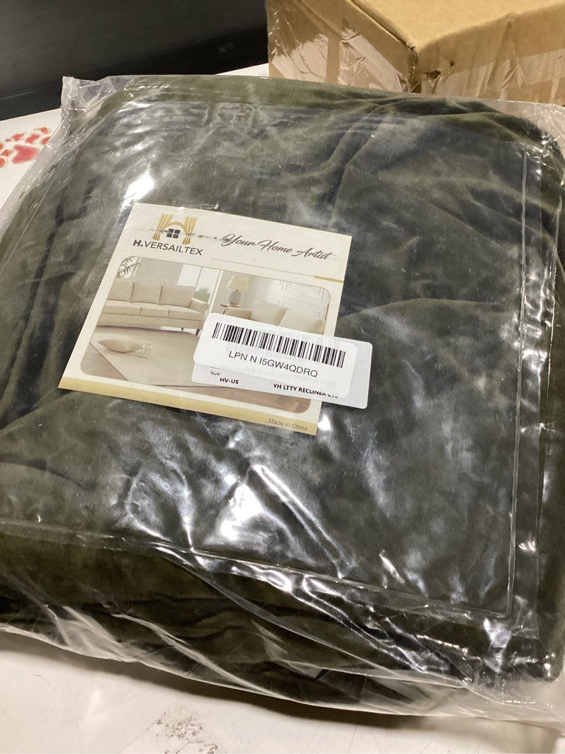 Condition photo showing As Is for H.VERSAILTEX Stretch Recliner Slipcovers Recliner Chair Cover Sofa Furniture Cover 1-Piece Modern Ri