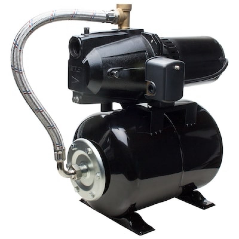 item #955552 utilitech 1/2-hp 115 and 230 -volt 11-gallon cast iron shallow well jet pump