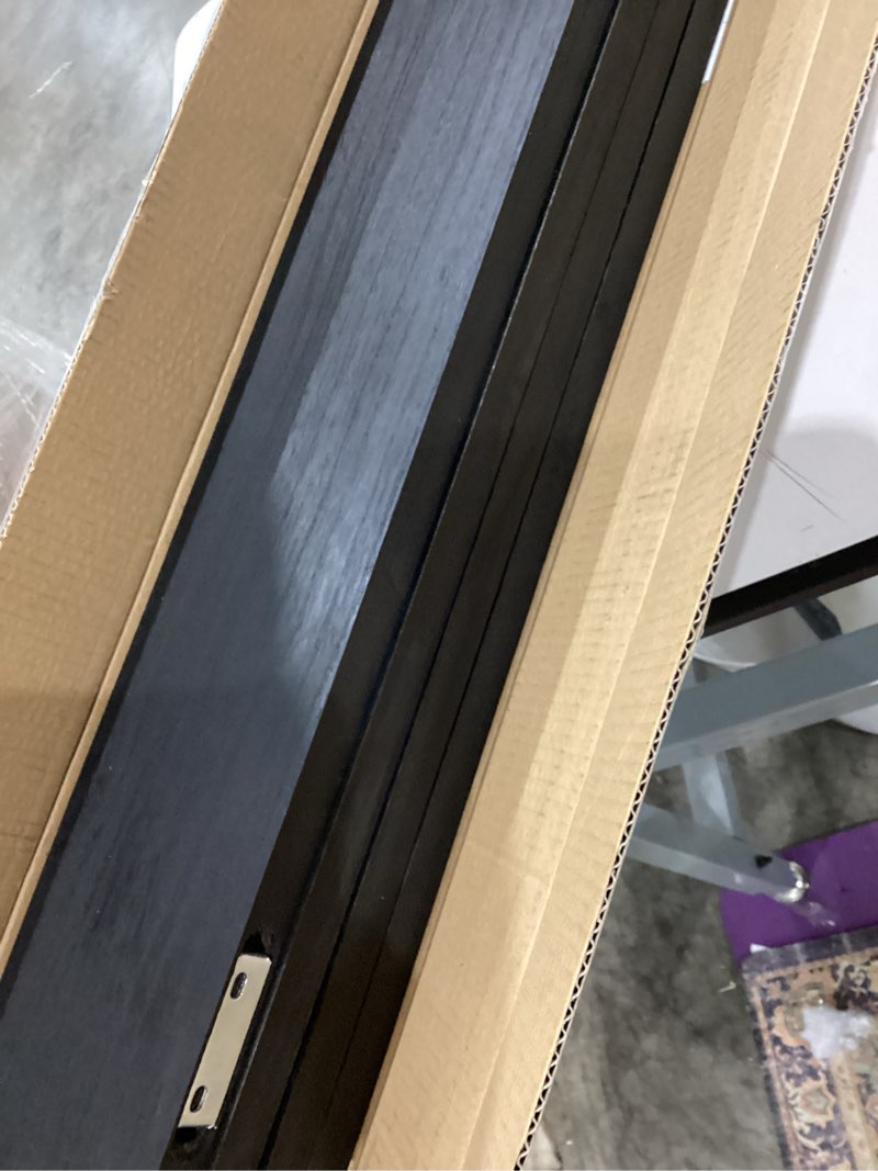 Condition photo showing Good Condition for phph 36 inch wood floating shelves for wall, wooden wall shelves for bedroom, set of 4 black black 36in