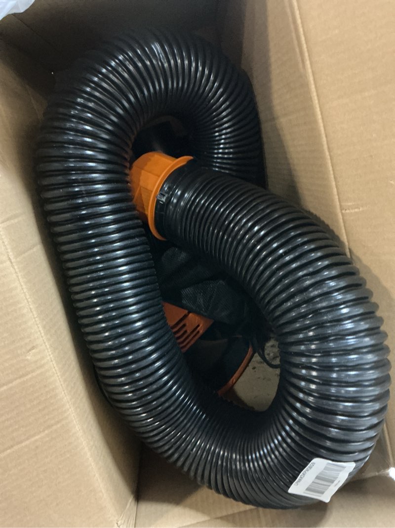 Condition photo showing As Is for WORX Trivac 3 in 1 Electric Leaf Blower for Lawn Care, Leaf Vacuum with 350 CFM & 210 MPH, Leaf Mulcher with Metal Impeller, Reusable Bag Included, WG505.2 350CFM w/LeafPro Collection System