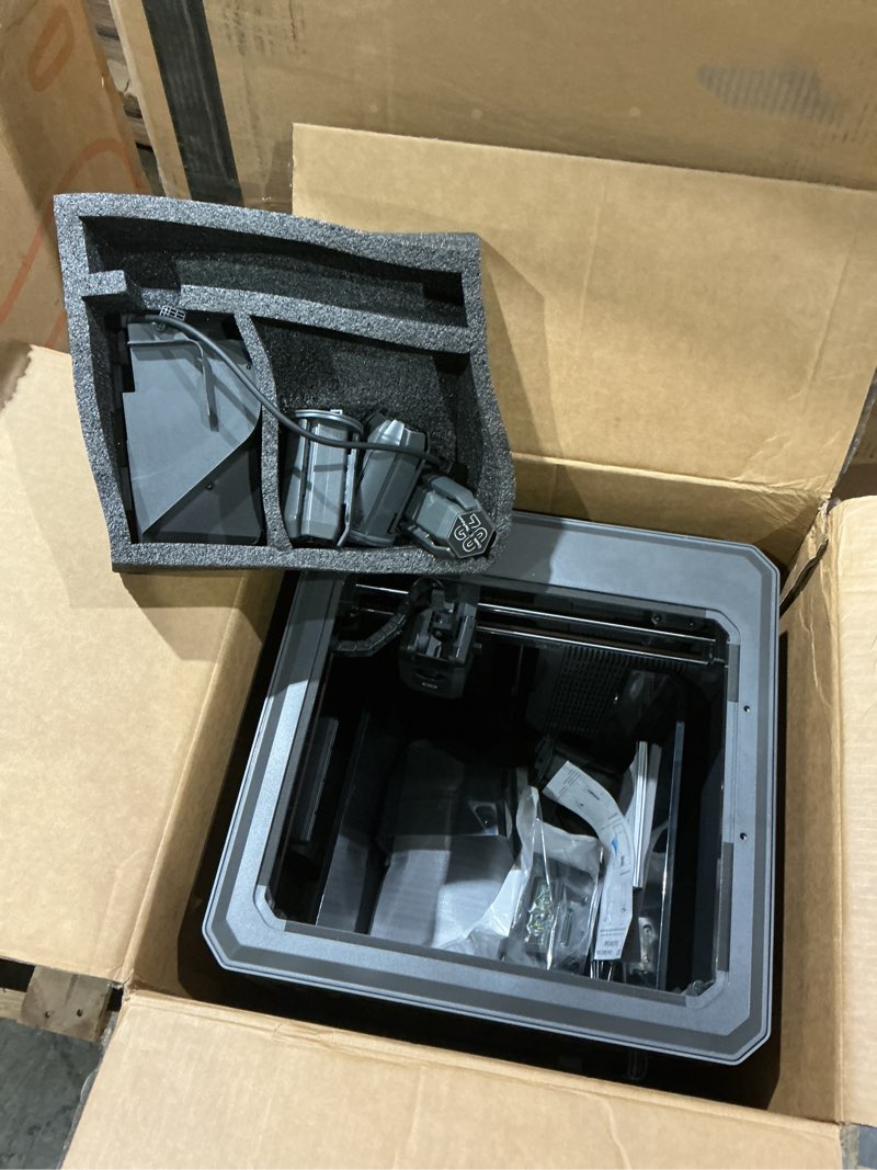 Condition photo showing Good Condition for elegoo centauri carbon 2 combo multi color 3d printer, corexy 500mm/s high speed multicolor printing with canvas, 1-click full auto leveling and 350°c high-temp nozzle, 256x256x256mm build volume