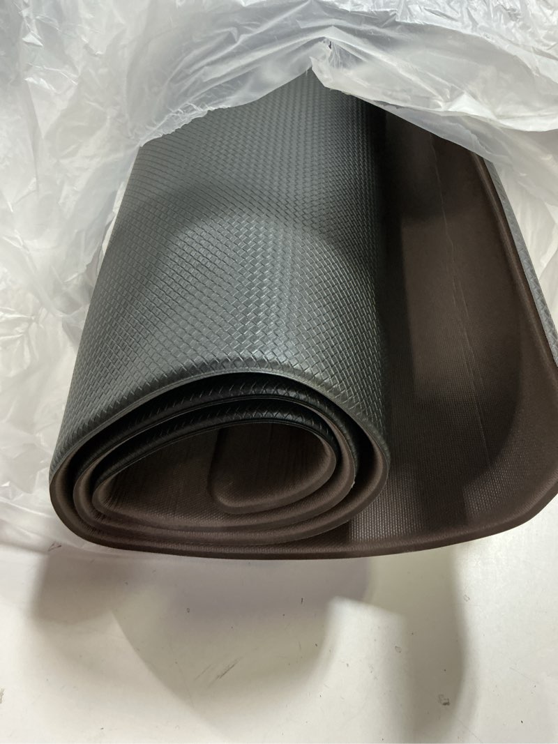 Condition photo showing Good Condition for Color&Geometry Anti Fatigue Cushion Kitchen Mat for Floor -24"x71",Wide,Easy Clean, Water & Oil Proof, Anti Slip, Foam Rubber Runner Rug for Front Sink Comfort Standing,Black 71"L x 24"W x 0.4"Th Black
