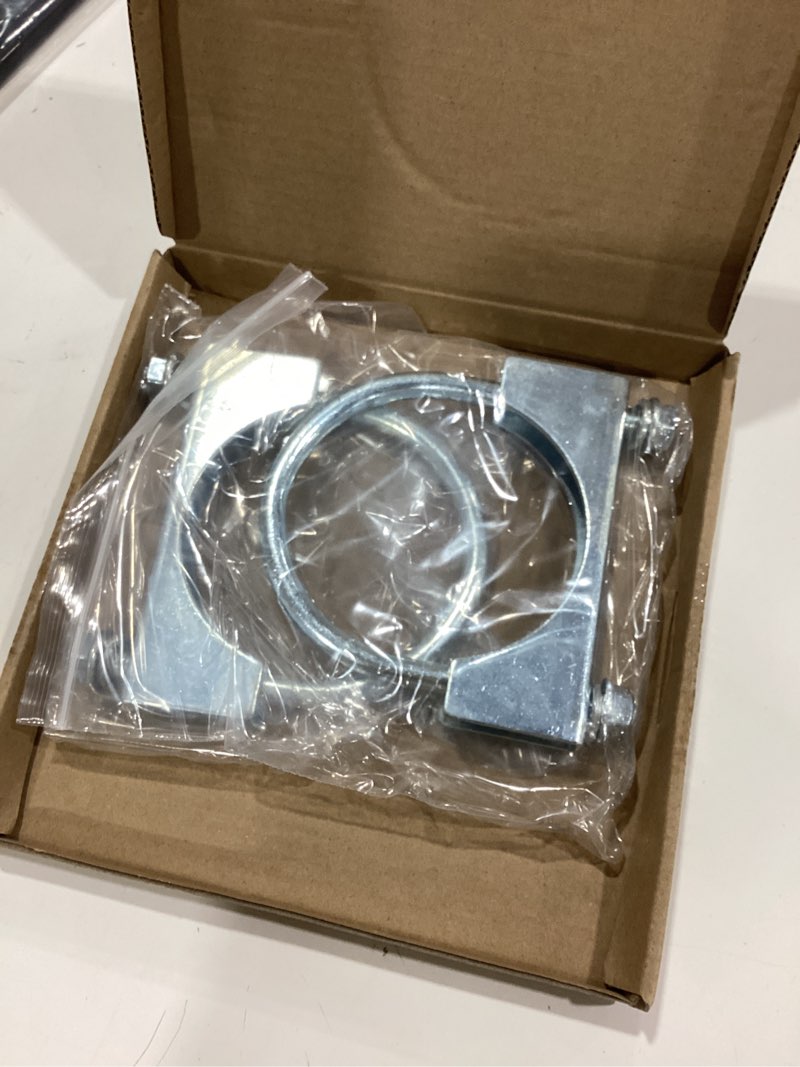 Condition photo showing New/Like New for 3" u-shaped exhaust pipe clamp mild steel muffler exhaust clamps with anti-rust coat pack of 2 3''-2 pack