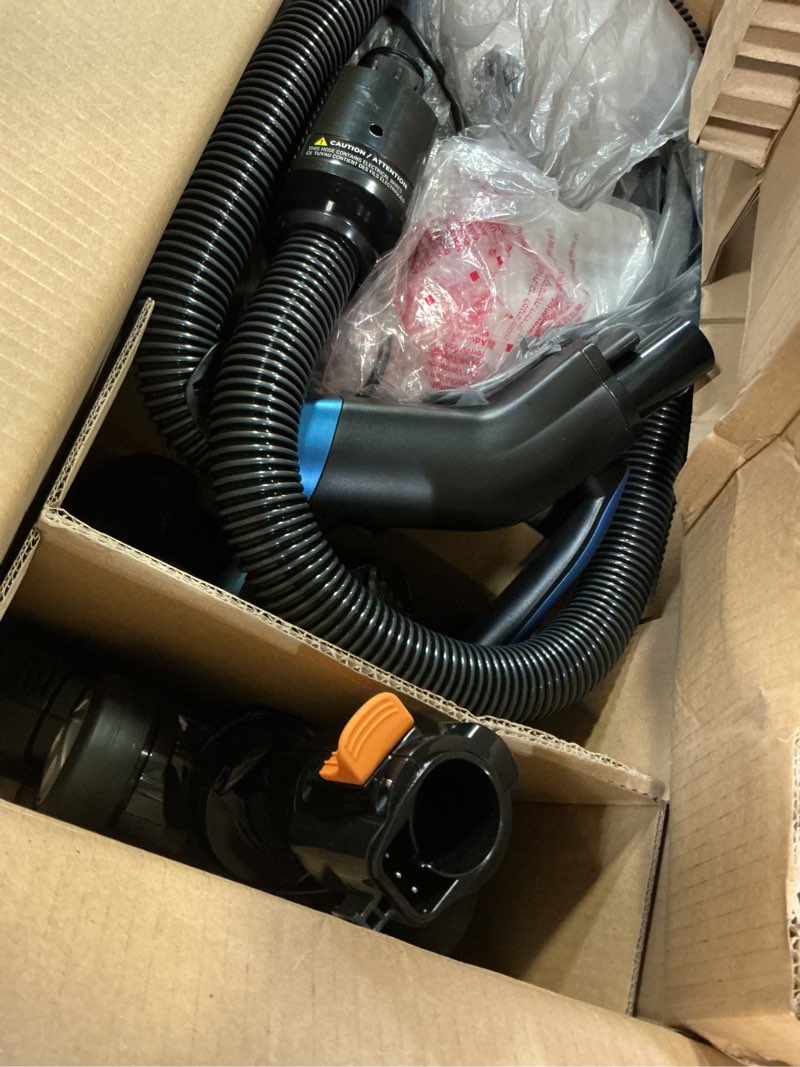 Condition photo showing Good Condition for Eureka Bagless Canister Vacuum with Washable HEPA Filter, 16KPA Suction for Carpets/Hard Floors, Compact Design with 3 Cleaning Tools, 2-Motor Household Vacuum, Lightweight and Easy Maneuverable