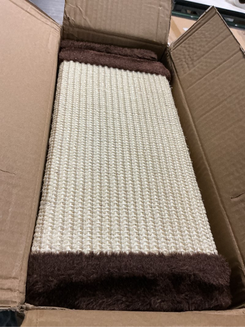 Condition photo showing Good Condition for AGYM Cat Scratching Post, 32 Inch Cat Scratch Post for Cats and Kittens, Protect Your Furniture and Exercise Cats, Nature Sisal Modern Cat Scratcher for Indoor Cats, Brown