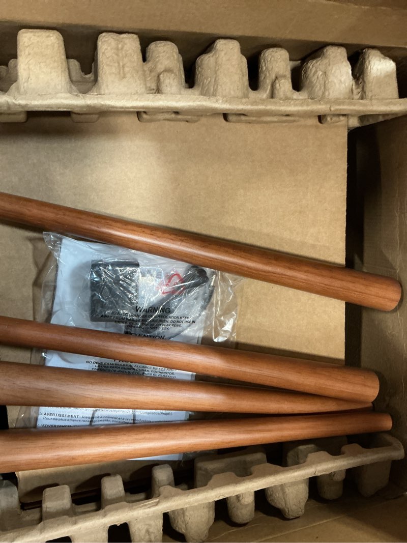 Condition photo showing Good Condition for Crosley CR6237A-NA Dean 3-Speed Bluetooth in/Out Vinyl Record Player Turntable with Built-in Speakers, LED Lights and Detachable Legs, Natural