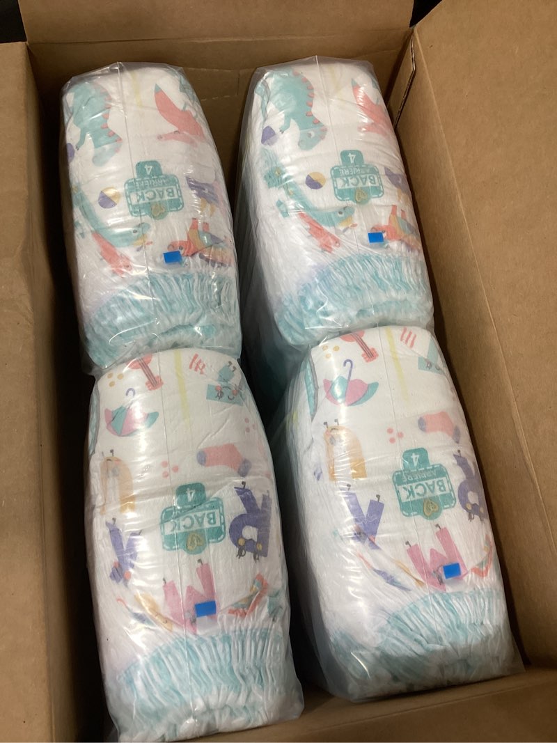 Condition photo showing New/Like New for Pampers Diapers - Cruisers 360 - Size 4, 116 Count, Babyproof up to 100% Leakproof Pull-On Diaper Size 4 116