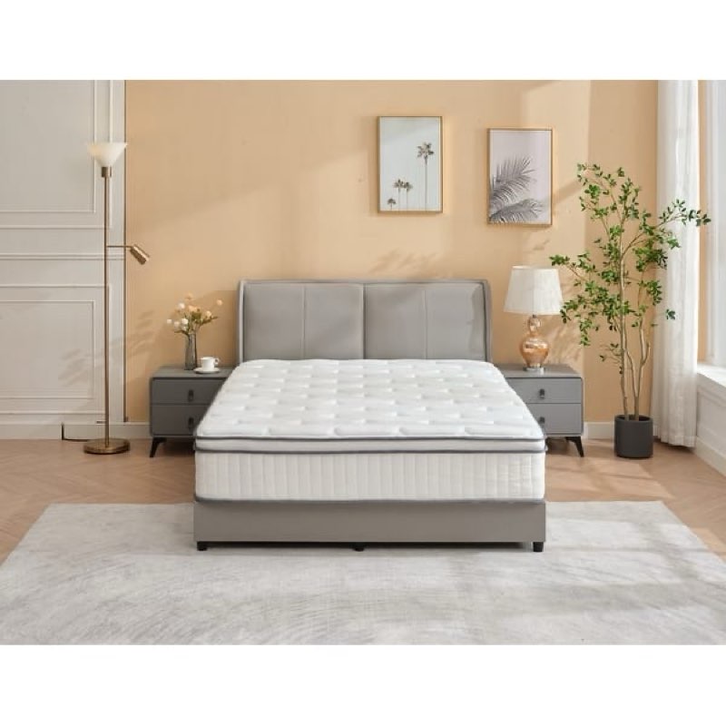 12-Inch Memory Foam Hybrid Pillow Top Mattress in a Box - Queen